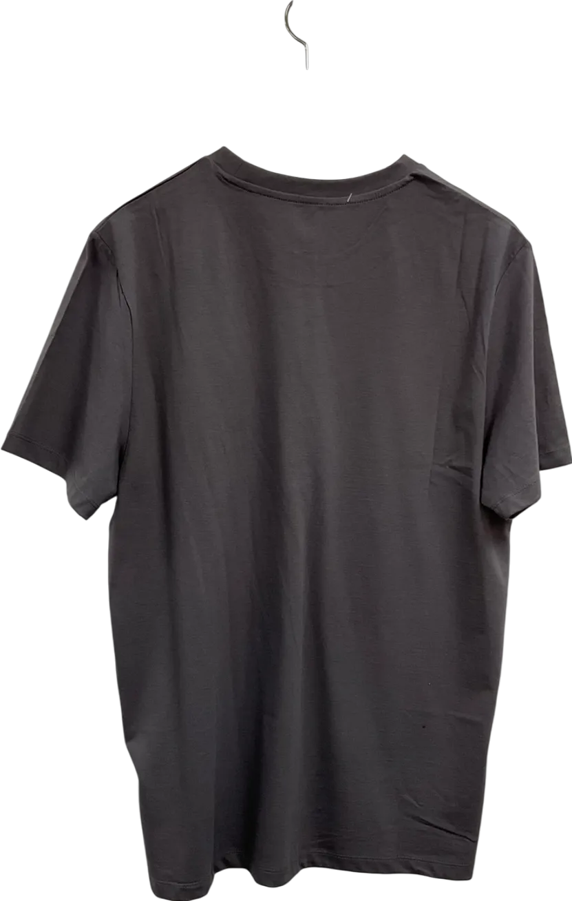 ASOS Grey Boxy Heavyweight T-shirt UK M
