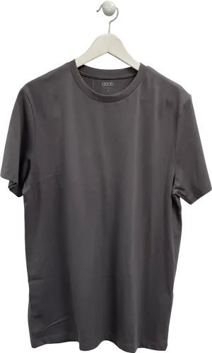 ASOS Grey Boxy Heavyweight T-shirt UK M