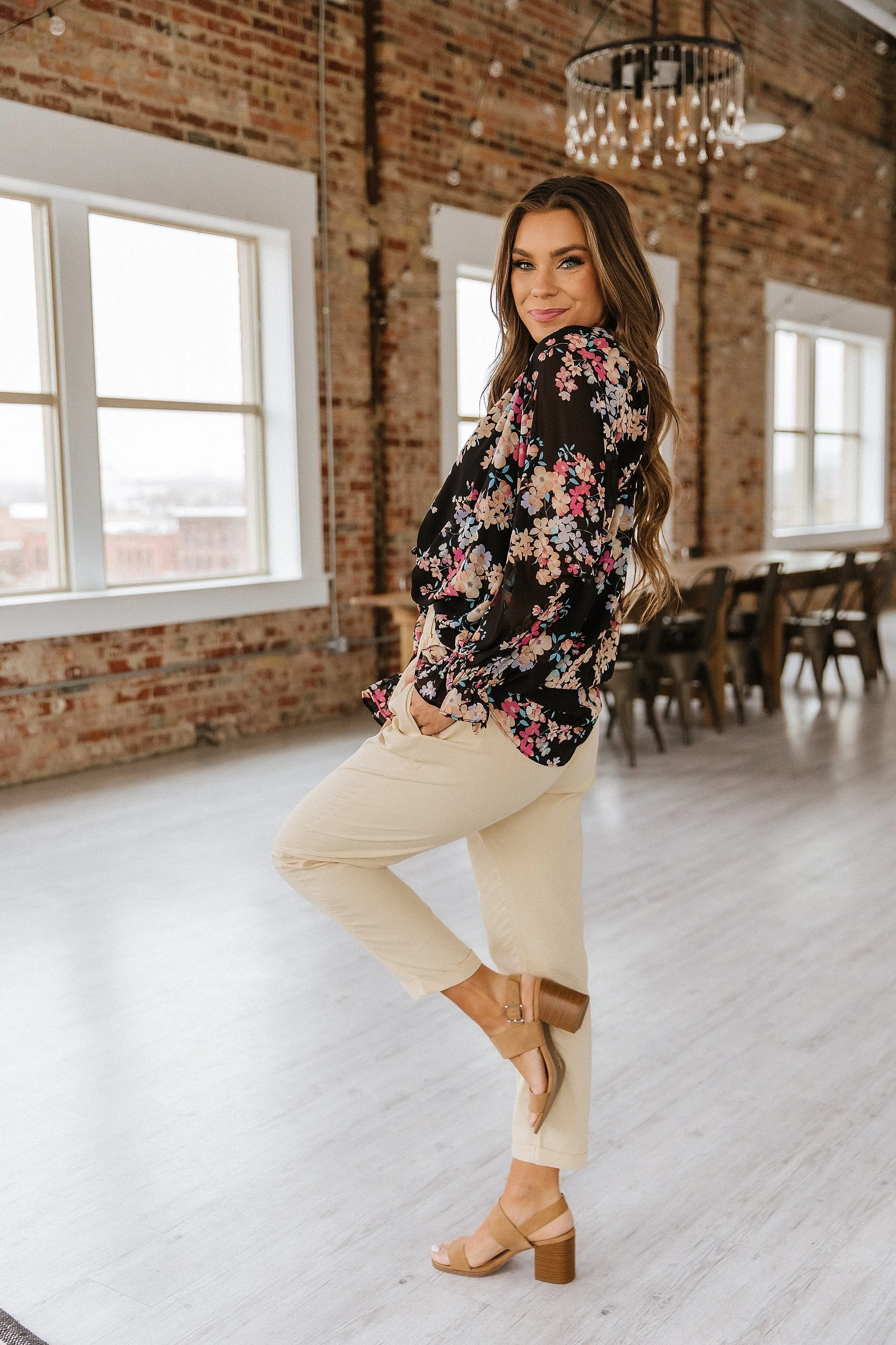 Aura Floral Print Blouse | S-2XL | PRE ORDER