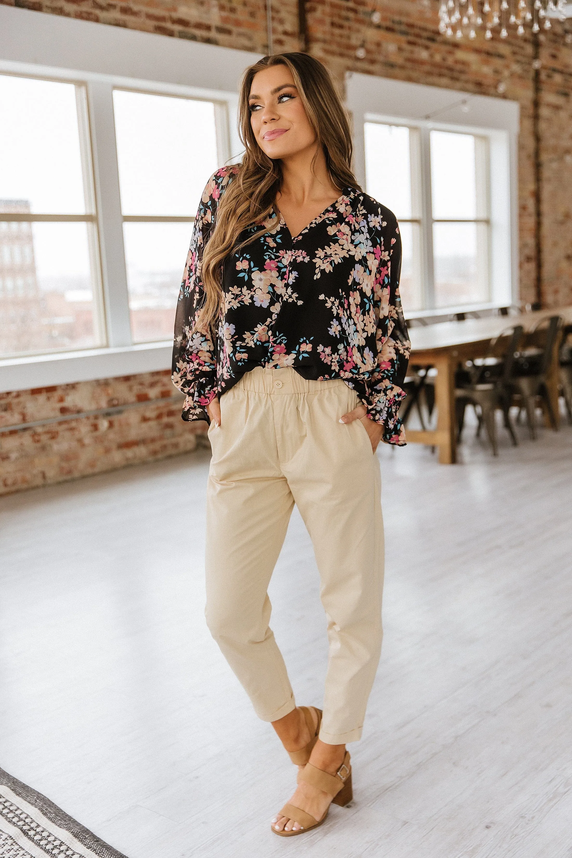 Aura Floral Print Blouse | S-2XL | PRE ORDER