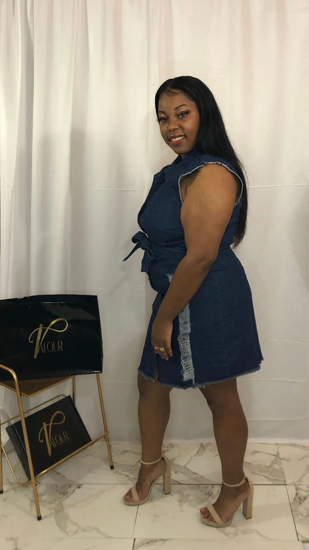 Bianca Denim Jean Dress