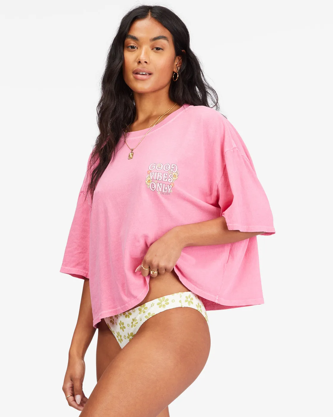 Billabong Feeling Free Tee-Flamingo