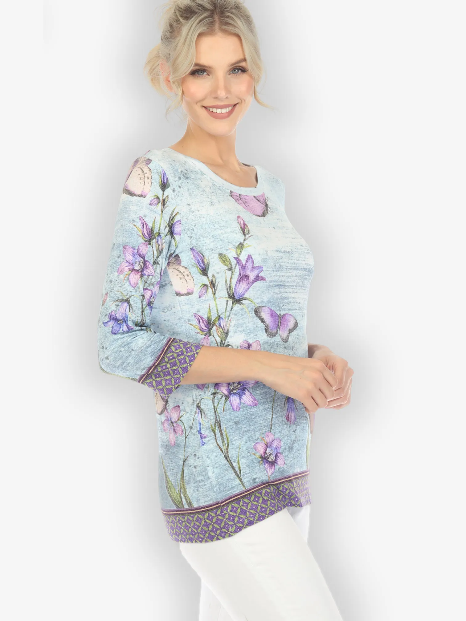 Butterfly Flower Texture Exclusive Tee