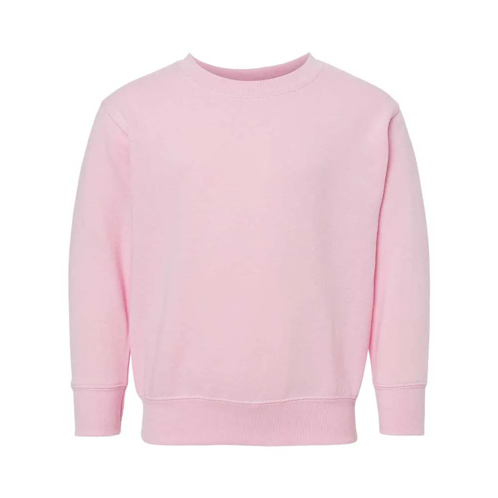 Embroidered Floral Initial Youth and Toddler Sweatshirt