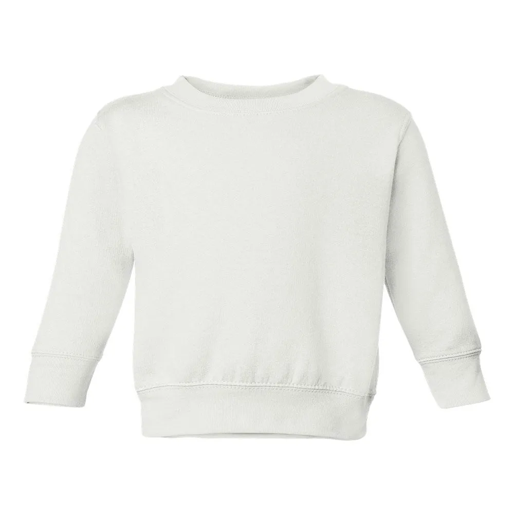 Embroidered Floral Initial Youth and Toddler Sweatshirt