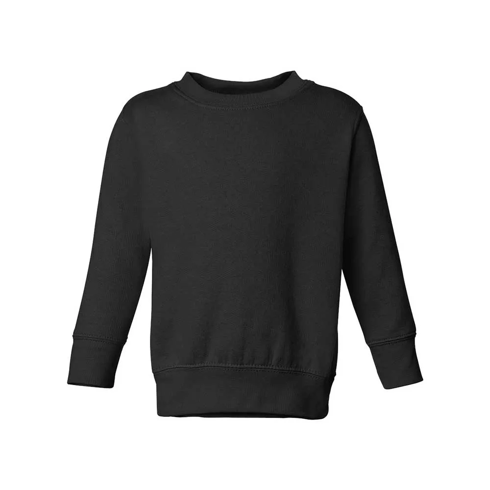 Embroidered Floral Initial Youth and Toddler Sweatshirt
