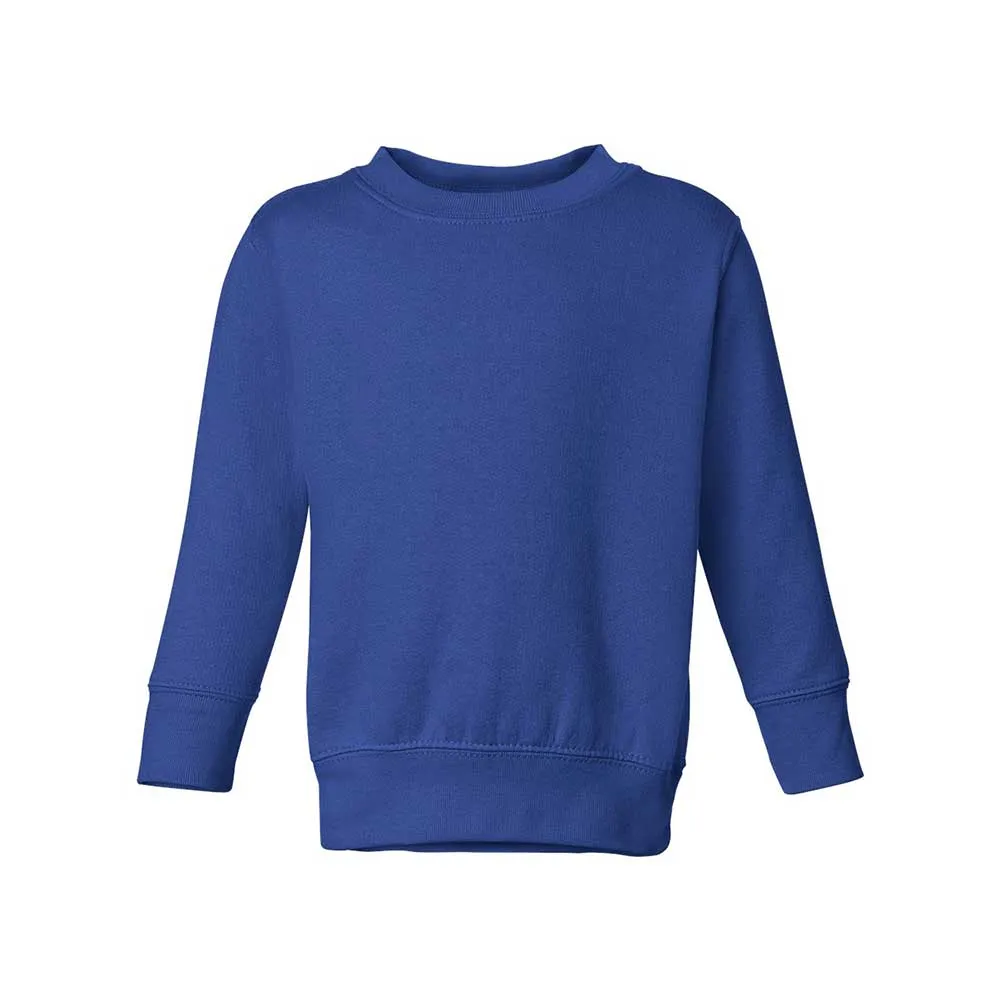 Embroidered Floral Initial Youth and Toddler Sweatshirt