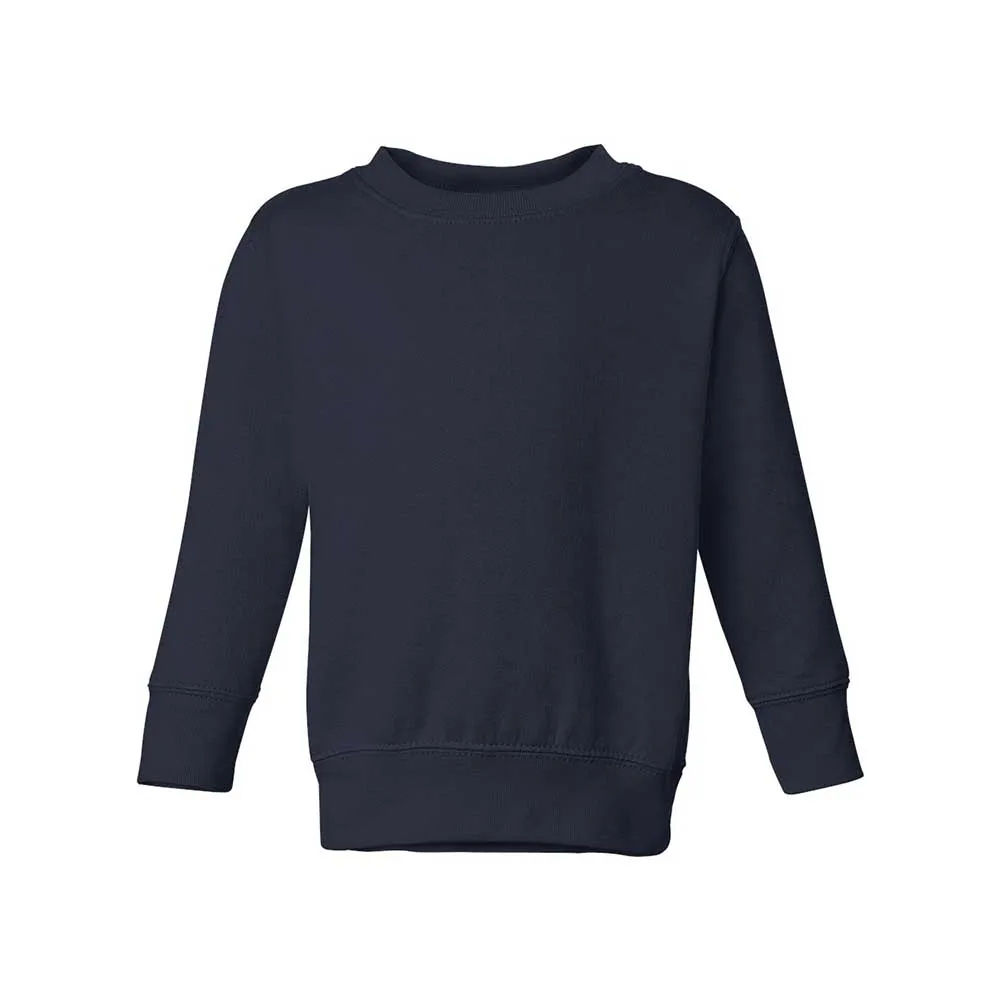 Embroidered Floral Initial Youth and Toddler Sweatshirt