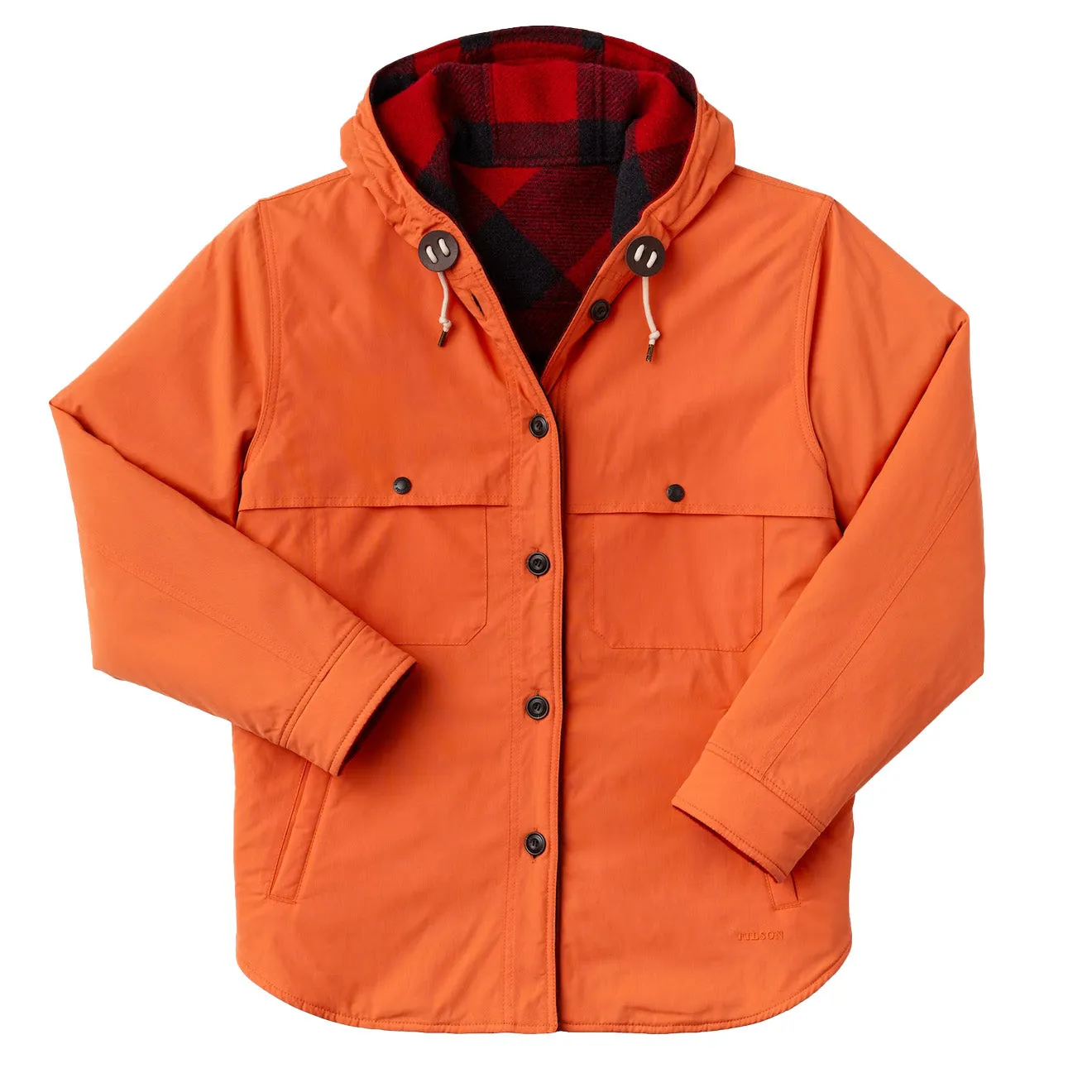 Filson Snohomish Reversible Jacket Red / Black Buffalo Check