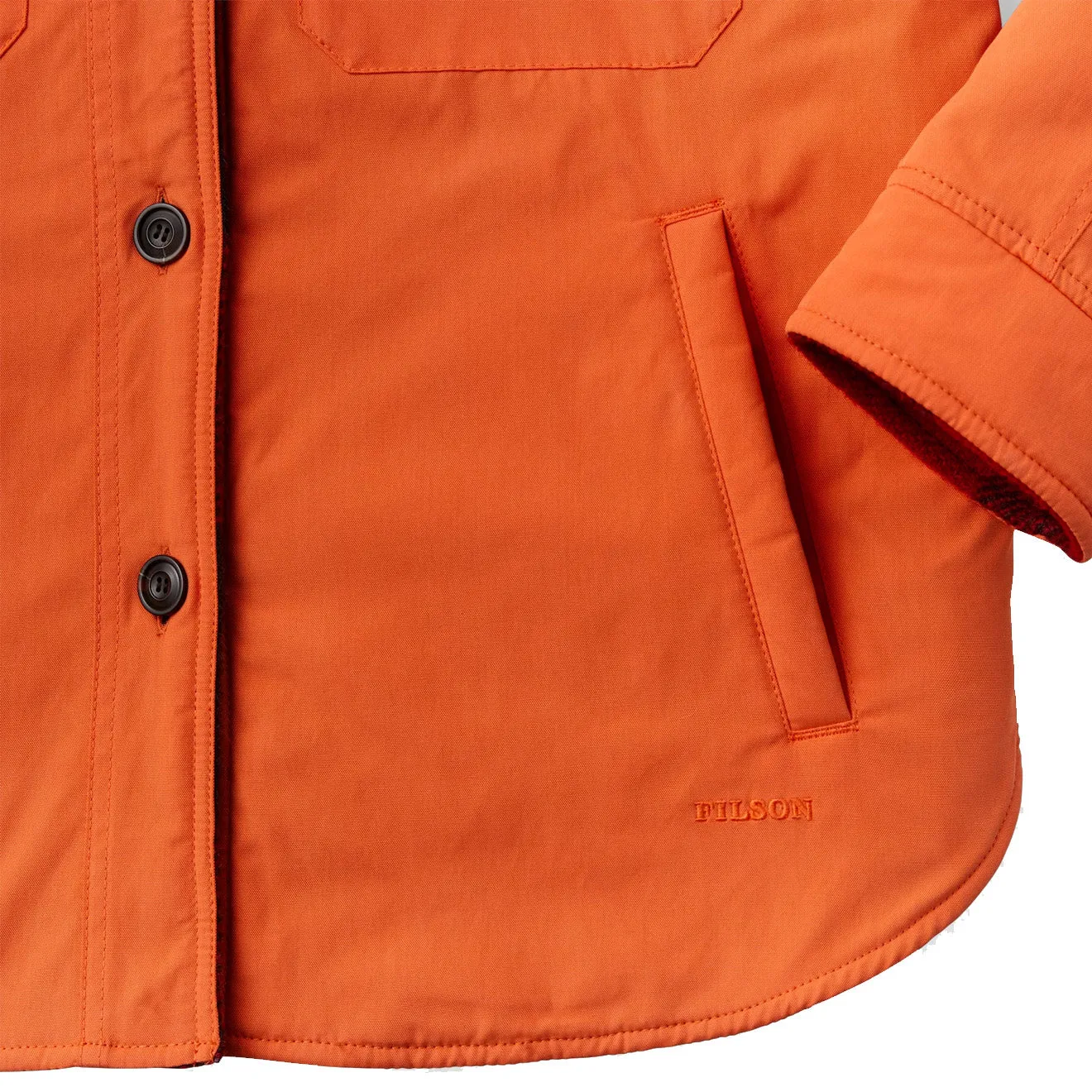 Filson Snohomish Reversible Jacket Red / Black Buffalo Check