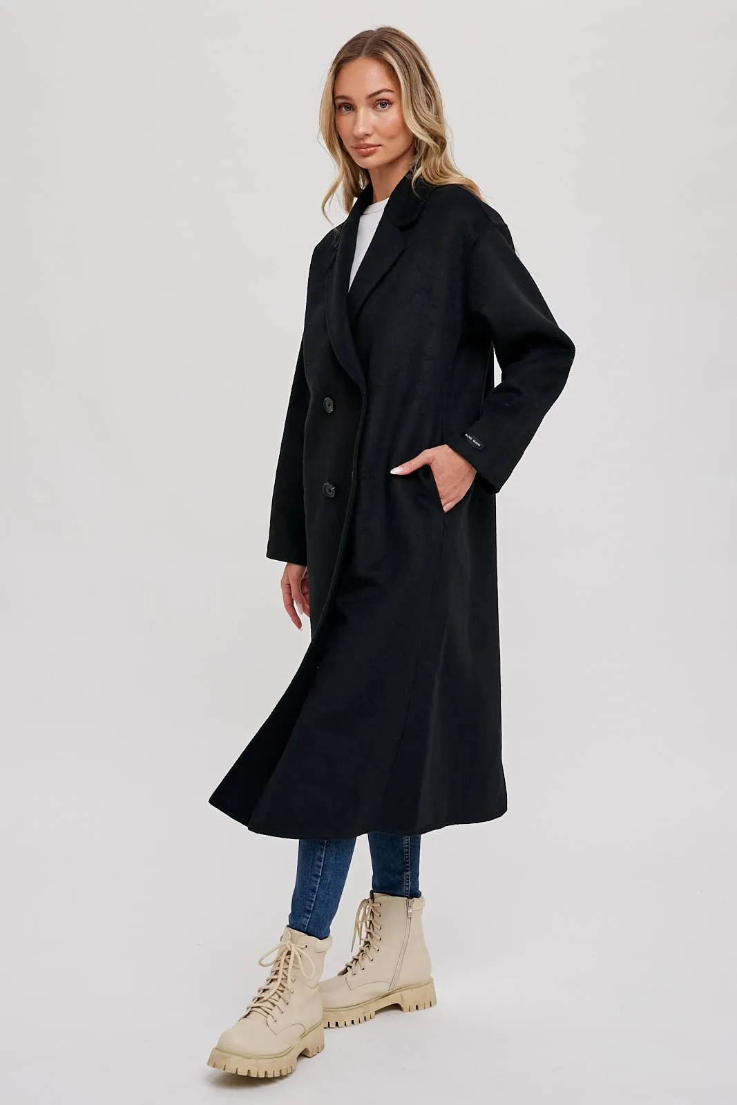 HANDMADE DOUBLE BREASTED LONGLINE COAT