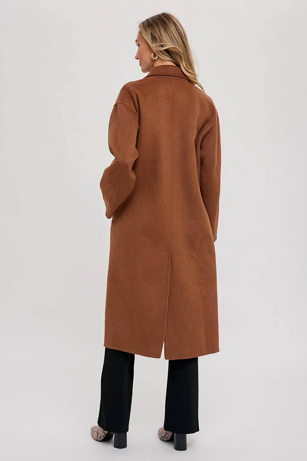 HANDMADE DOUBLE BREASTED LONGLINE COAT