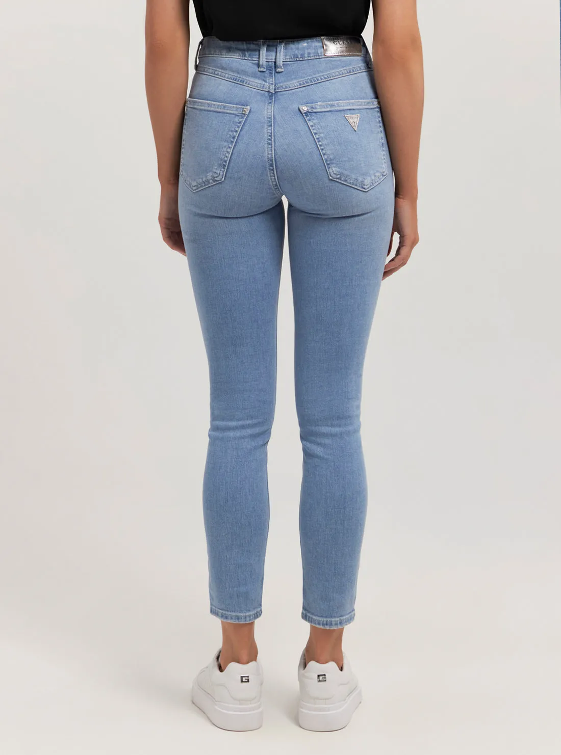 High-Rise 1981 Skinny Denim Jeans In Mid Wash