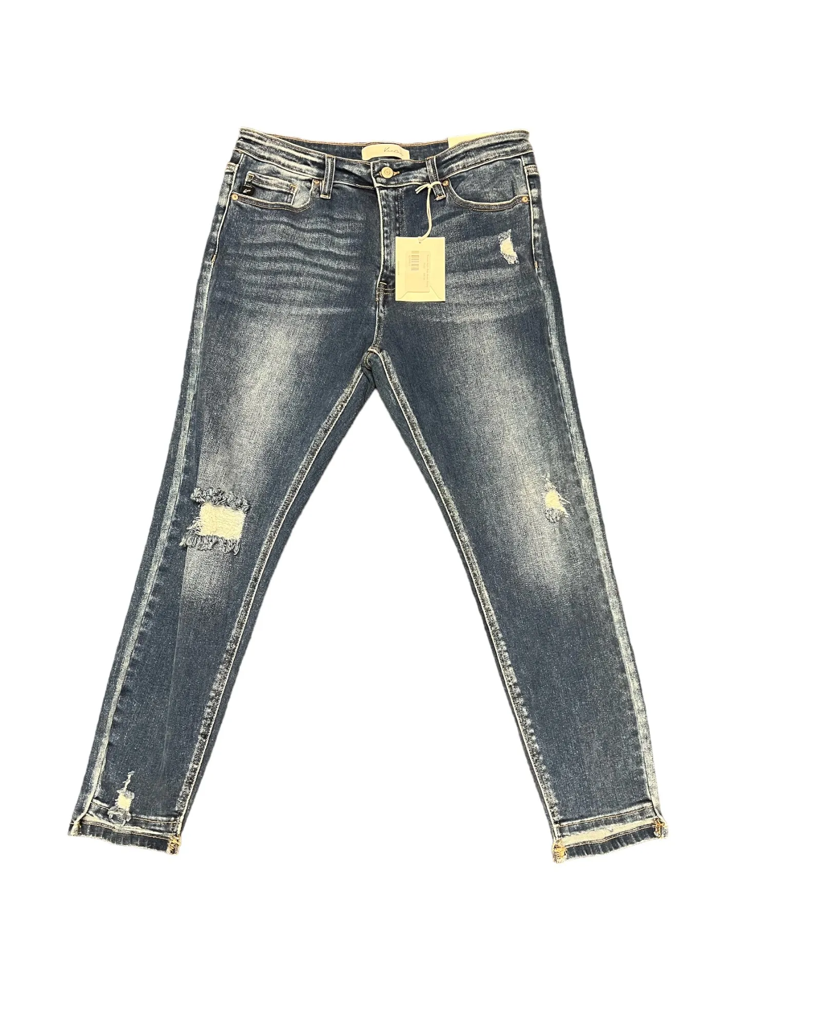 High Rise Ankle Skinny