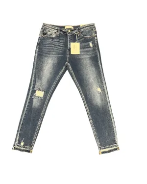 High Rise Ankle Skinny