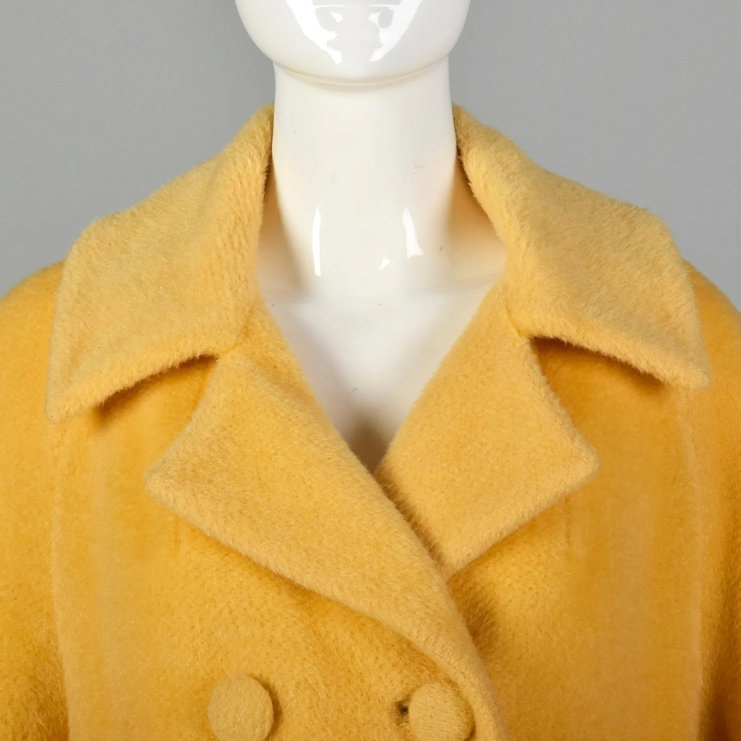 Medium 1950s Lilli Ann Yellow Winter Coat