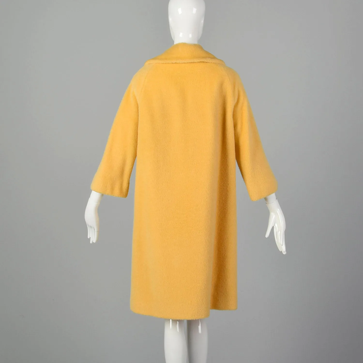 Medium 1950s Lilli Ann Yellow Winter Coat