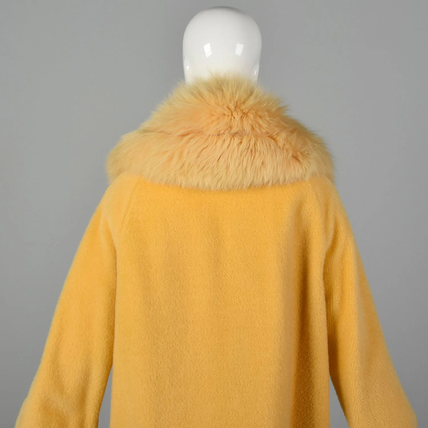 Medium 1950s Lilli Ann Yellow Winter Coat