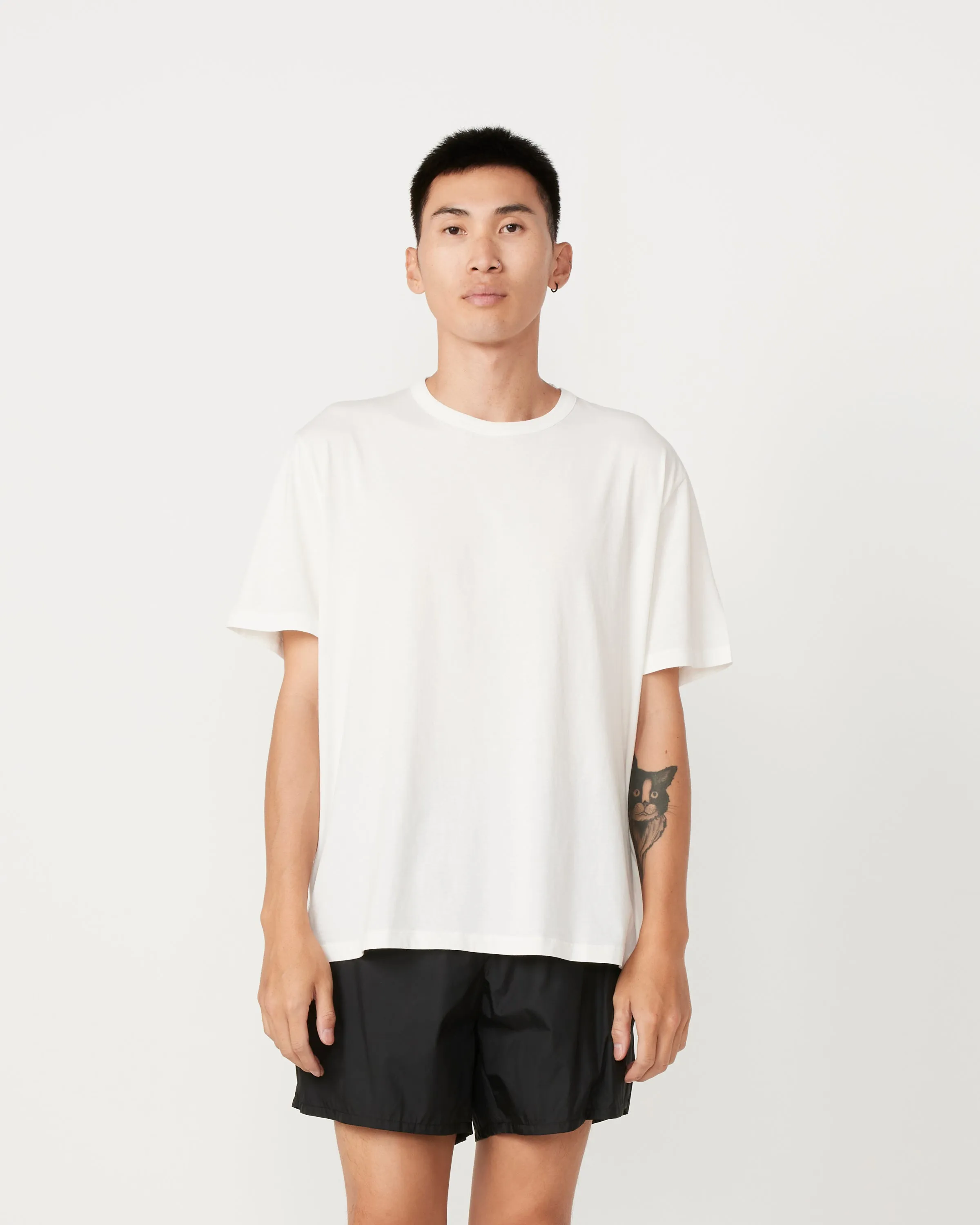 New Box T-Shirt Clean Jersey in White