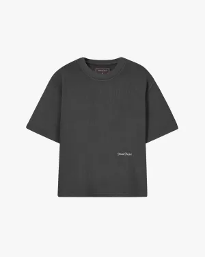 PERFECT BOXY TEE ASH