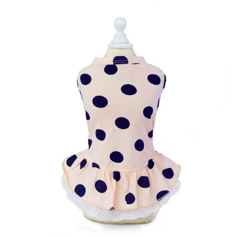 Pretty Polka Dot Dog Dress