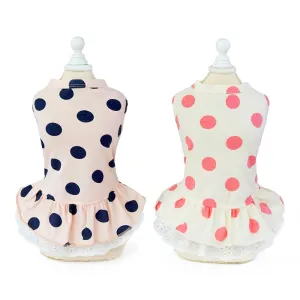 Pretty Polka Dot Dog Dress