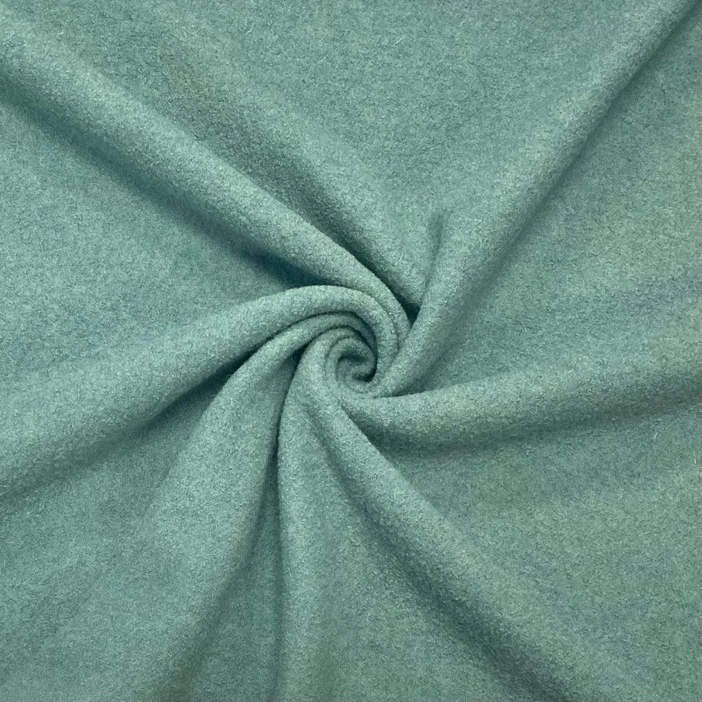 Remnants of Plain 100% Boiled Wool Fabric