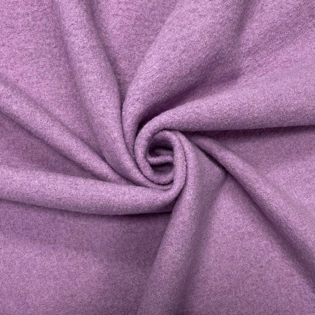 Remnants of Plain 100% Boiled Wool Fabric