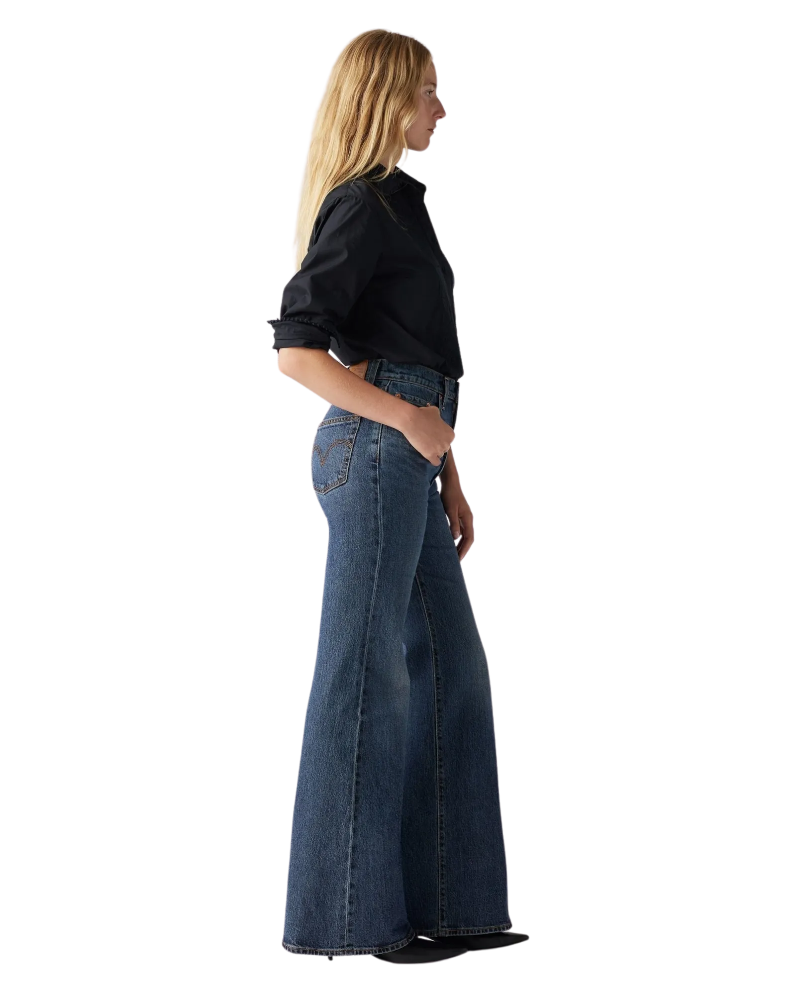 Ribcage Bell Jeans in Romantic Story