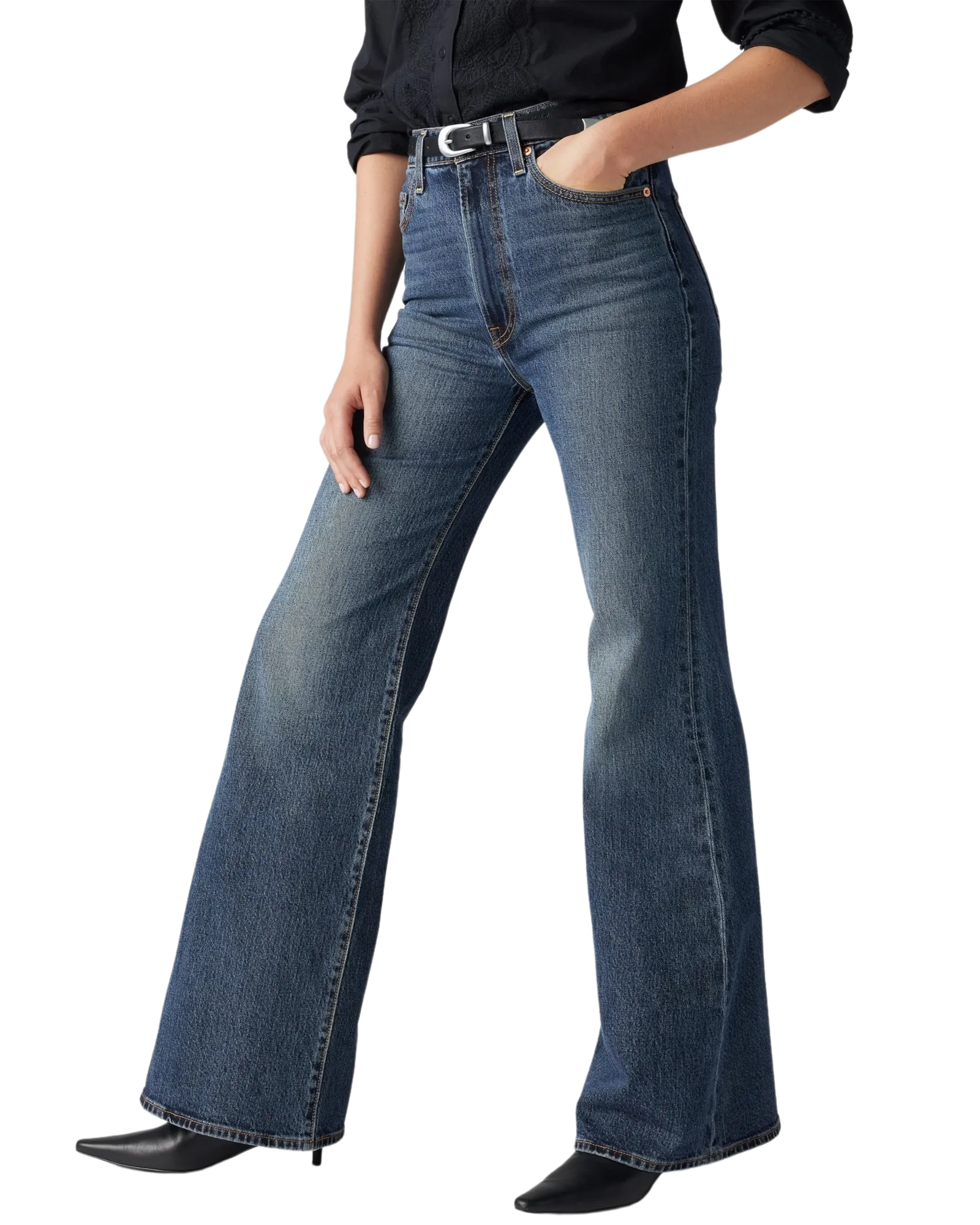 Ribcage Bell Jeans in Romantic Story