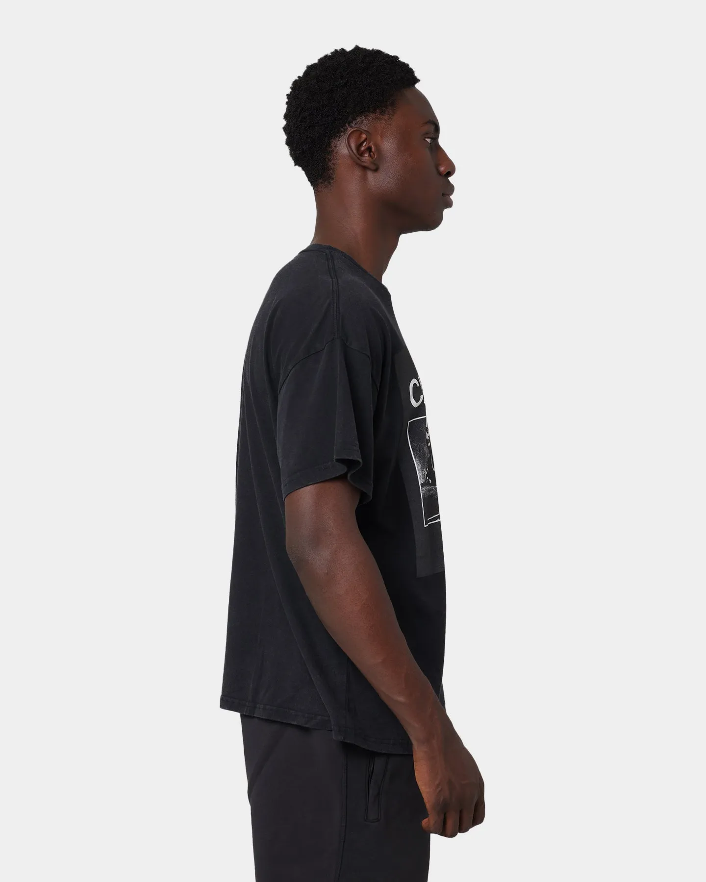 Tupac California Love Short Sleeve T-Shirt Washed Black