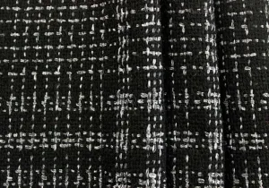 Variegated Pewter Greys Wool Plaid