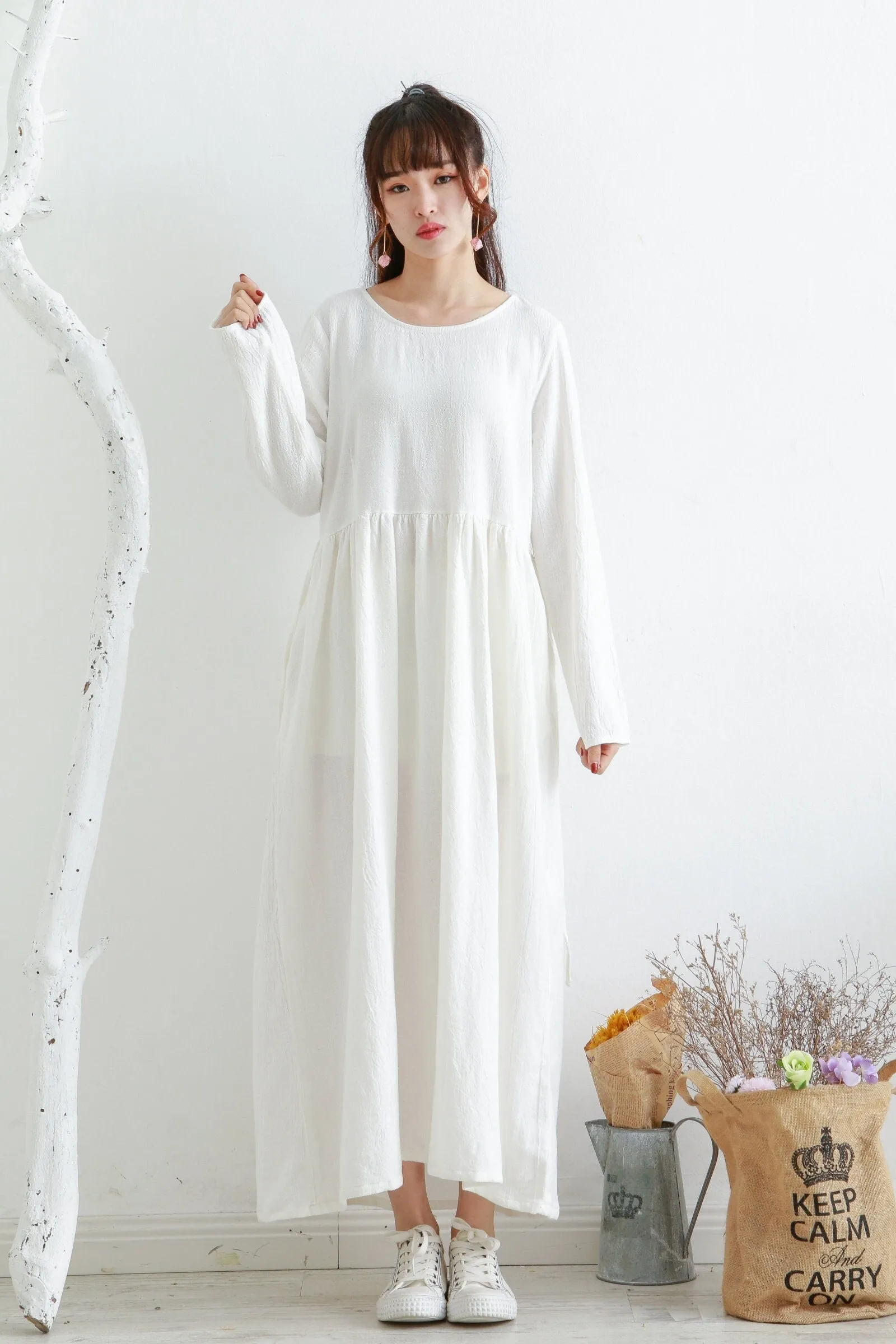Winter Thicker Cotton Dress Casual